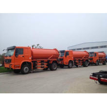 LHD und Rhd 4 X 2-HOWO-12000liters-Abwasser-Behälter-LKW